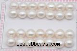 FWP467 half-drilled 11.5-12mm bread freshwater pearl beads