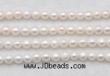 FWP486 14.5 inches 7mm - 8mm potato white freshwater pearl strands