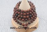 GMN1131 Hand-knotted 8mm, 10mm mahogany obsidian 108 beads mala necklaces