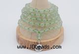 GMN1243 Hand-knotted 8mm, 10mm prehnite 108 beads mala necklaces with charm