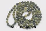 GMN126 Hand-knotted 6mm Canadian jade 108 beads mala necklaces