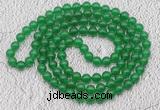 GMN16 Hand-knotted 8mm candy jade 108 beads mala necklaces