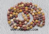 GMN467 Hand-knotted 8mm, 10mm mookaite 108 beads mala necklaces