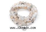 GMN7064 8mm montana agate 108 mala beads wrap bracelet necklaces