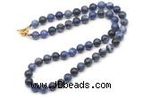 GMN7823 18 - 36 inches 8mm, 10mm round sodalite beaded necklaces