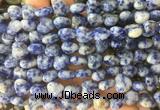 HGBS14 15 inches 12mm heart blue spot jasper gemstone beads wholesale