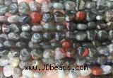 HGBS15 15 inches 12mm heart blood jasper gemstone beads wholesale