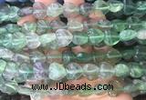 HGBS25 15 inches 12mm heart fluorite gemstone beads wholesale