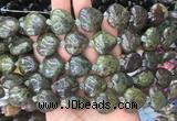 HGBS38 15 inches 20mm heart dragon blood jasper gemstone beads wholesale