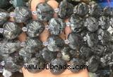 HGBS43 15 inches 20mm heart black labradorite gemstone beads wholesale