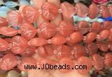 HGBS62 15 inches 20mm heart cherry quartz gemstone beads wholesale