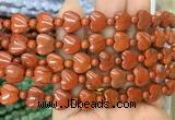 HGBS76 15 inches 10mm heart red jasper gemstone beads wholesale