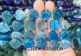 HGBS88 15 inches 16mm heart apatite gemstone beads wholesale