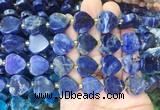 HGBS90 15 inches 16mm heart sodalite gemstone beads wholesale