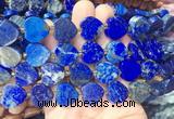 HGBS91 15 inches 16mm heart lapis lazuli gemstone beads wholesale