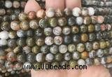 HJBS02 15 inches 8mm round bumblebee jasper beads wholesale