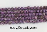 LPBS06 15 inches 6mm round purple Lepidolite beads wholesale