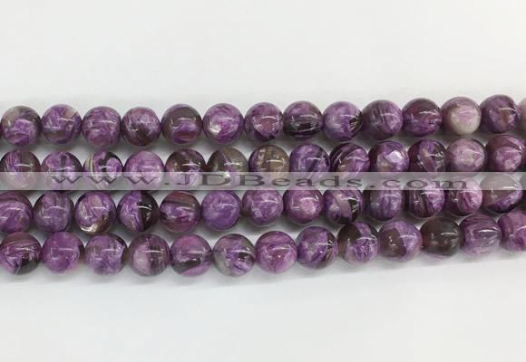 LPBS07 15 inches 8mm round purple Lepidolite beads wholesale