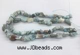 LRBS03 15 inches 10*14mm - 15*20mm nuggets larimar gemstone beads