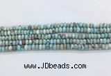 LRBS09 15 inches 5*8mm rondelle larimar gemstone beads wholesale