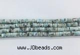 LRBS18 15 inches 4*7mm heishi larimar gemstone beads wholesale