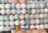 MGBS03 15 inches 10mm round morganite beads wholesale