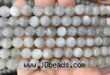 MSBS07 15 inches 8mm round moonstone gemstone beads wholesale