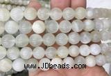 MSBS12 15 inches 10mm round moonstone gemstone beads wholesale