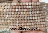 MSBS15 15 inches 4mm round moonstone gemstone beads wholesale