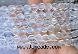 NCBS02 15 inches 10mm carved pumpkin white crystal beads wholesale