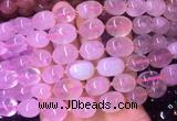 NGBS01 15 inches 8*12 - 10*14mm nuggets rose quartz gemstone beads