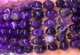 NGBS03 15 inches 8*12 - 10*14mm nuggets dogtooth amethyst gemstone beads