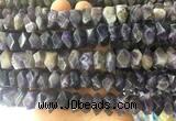 NGBS114 15 inches 8*12mm - 10*14mm faceted nuggets amethyst beads