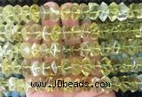 NGBS117 15 inches 8*12mm - 10*14mm faceted nuggets lemon quartz beads