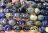 NGBS12 15 inches 8*12 - 10*14mm nuggets sodalite gemstone beads