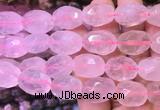 NGBS26 15 inches 12*16 - 13*18mm faceted nuggets rose quartz beads