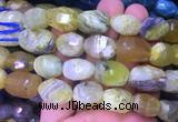 NGBS39 15 inches 12*16 - 13*18mm faceted nuggets yellow opal beads