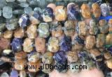 NGBS65 15 inches 13*18mm - 15*20mm faceted freeform charoite beads