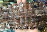 NGBS75 15 inches 13*18mm - 15*20mm faceted freeform quartz beads