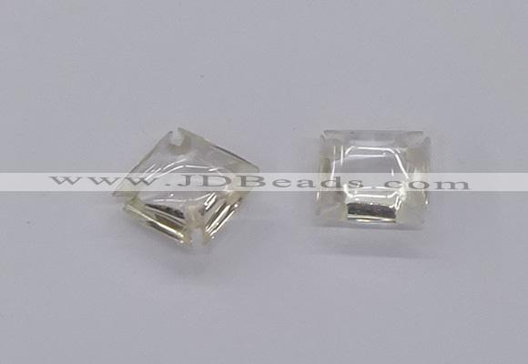 NGC1802 20*20mm diamond white crystal connectors wholesale