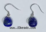 NGE426 10*10mm teardrop lapis lazuli earrings wholesale