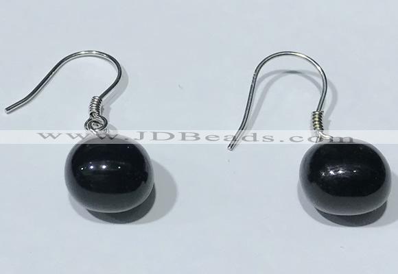 NGE429 10*10mm teardrop gemstone earrings wholesale