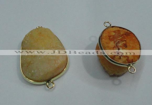 NGP1052 20*30mm - 25*35mm freeform druzy agate beads pendant