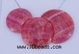 NGP114 Dyed rhodochrosite gemstone pendants set jewelry wholesale