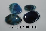 NGP1172 35*50mm - 45*65mm freeform agate gemstone pendants wholesale