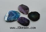 NGP1184 35*50mm - 50*65mm freeform agate gemstone pendants wholesale