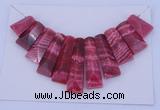 NGP124 Dyed rhodochrosite gemstone pendants set jewelry wholesale