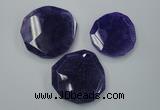 NGP1245 40*45mm - 50*55mm freeform agate gemstone pendants wholesale