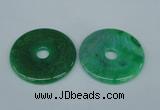 NGP1373 7*50mm - 8*55mm donut agate gemstone pendants