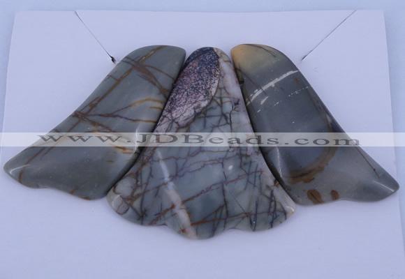 NGP14 Picasso jasper gemstone pendants set jewelry wholesale